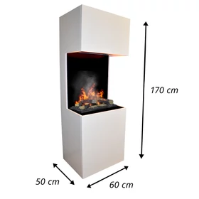 Kép 6/10 - Glow Fire Beethoven OMC 600 Vízpárás Kandalló