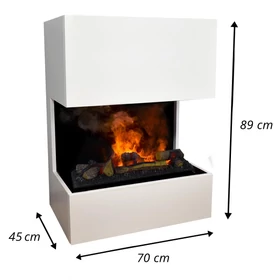Kép 6/9 - Glow Fire Kästner OMC 600 Vízpárás Kandalló