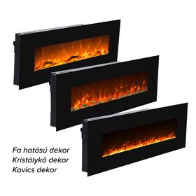 Kép 7/10 - Glow Fire Mars Fekete 126 cm Fali Elektromos Kandalló 190107