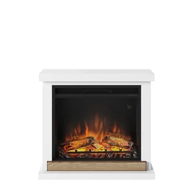 Kép 1/6 - TAGU Hagen Fehér Elektromos Kandalló Szett FM469-WH1-23PF1A