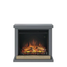 Kép 1/8 - TAGU Hagen Szürke Elektromos Kandalló Szett FM469-GR3-23PF1A