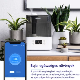 Kép 7/7 - Levoit Classic300S Smart Ultraszonikus Hidegpárásító 6L (Szürke)