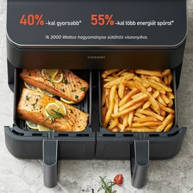 Kép 6/7 - Cosori Dual Basket, 8,5 literes Forrólevegős Sütő