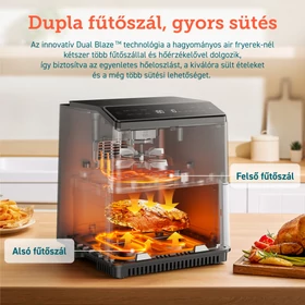 Kép 5/7 - Cosori Dual Blaze Forrólevegős Sütő (Fehér) CAF-P583S-WEU