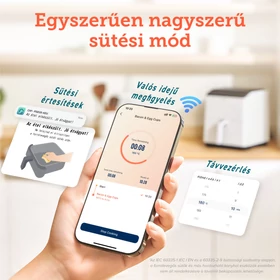Kép 7/7 - Cosori Dual Blaze Forrólevegős Sütő (Fehér) CAF-P583S-WEU