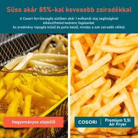 Kép 9/11 - Cosori Premium Forrólevegős Sütő (Fekete) CP158-AF-RXB