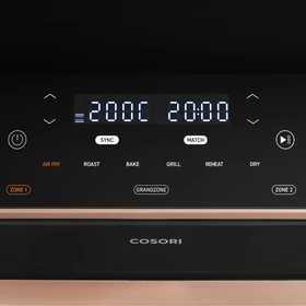 Kép 5/12 - Cosori Dual Blaze TwinFry 10 literes Forrólevegős Sütő