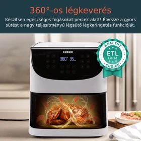 Kép 6/9 - Cosori Premium Forrólevegős Sütő (Fehér) CP158-AF-RXW