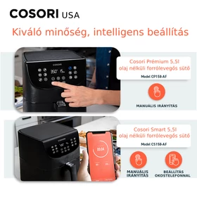 Kép 10/20 - Cosori Premium Smart Forrólevegős Sütő CS158-AF-RXB