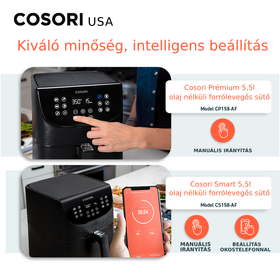 Kép 10/20 - Cosori Premium Smart Forrólevegős Sütő CS158-AF-RXB