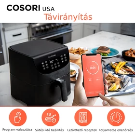 Kép 11/20 - Cosori Premium Smart Forrólevegős Sütő CS158-AF-RXB