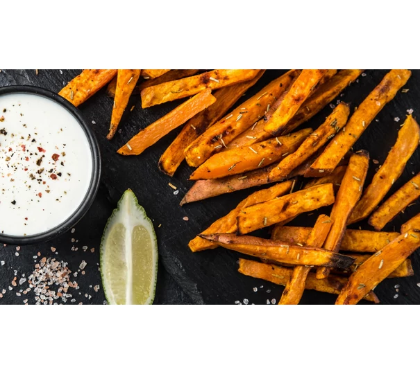 Édesburgonya chips