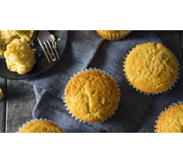 Sajtos kukoricás muffinok