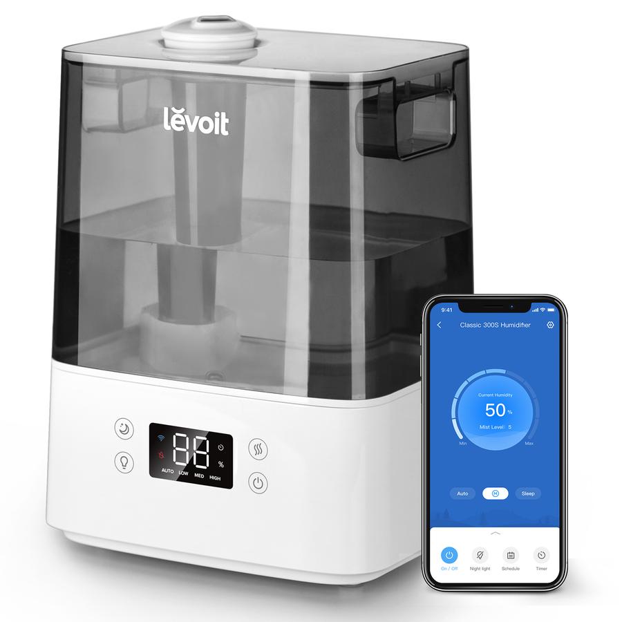 Levoit Classic300S Smart Ultraszonikus Hidegpárásító 6L (Szürke) akciós termékkép 1